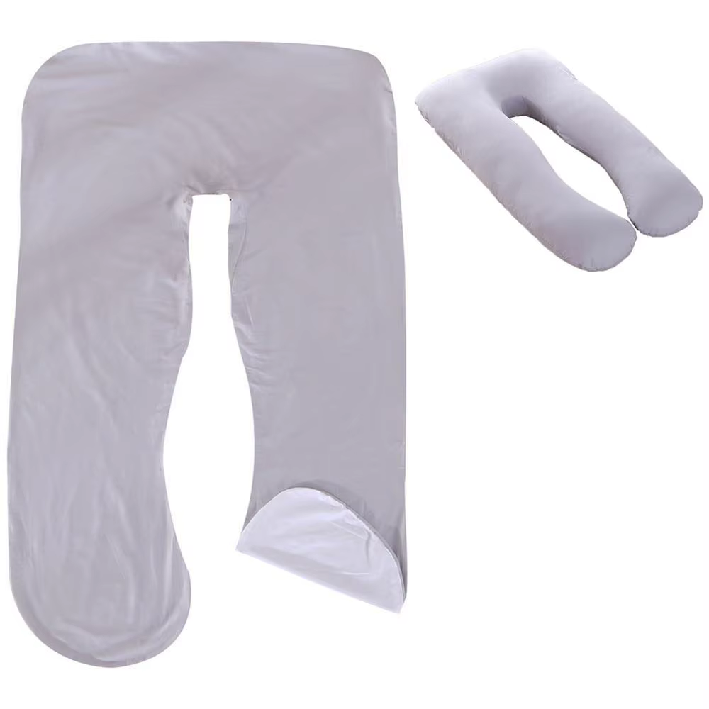 Taie d'oreiller maternelle en forme de U pour femmes enceintes, housse de coussin, dormir sur le côt