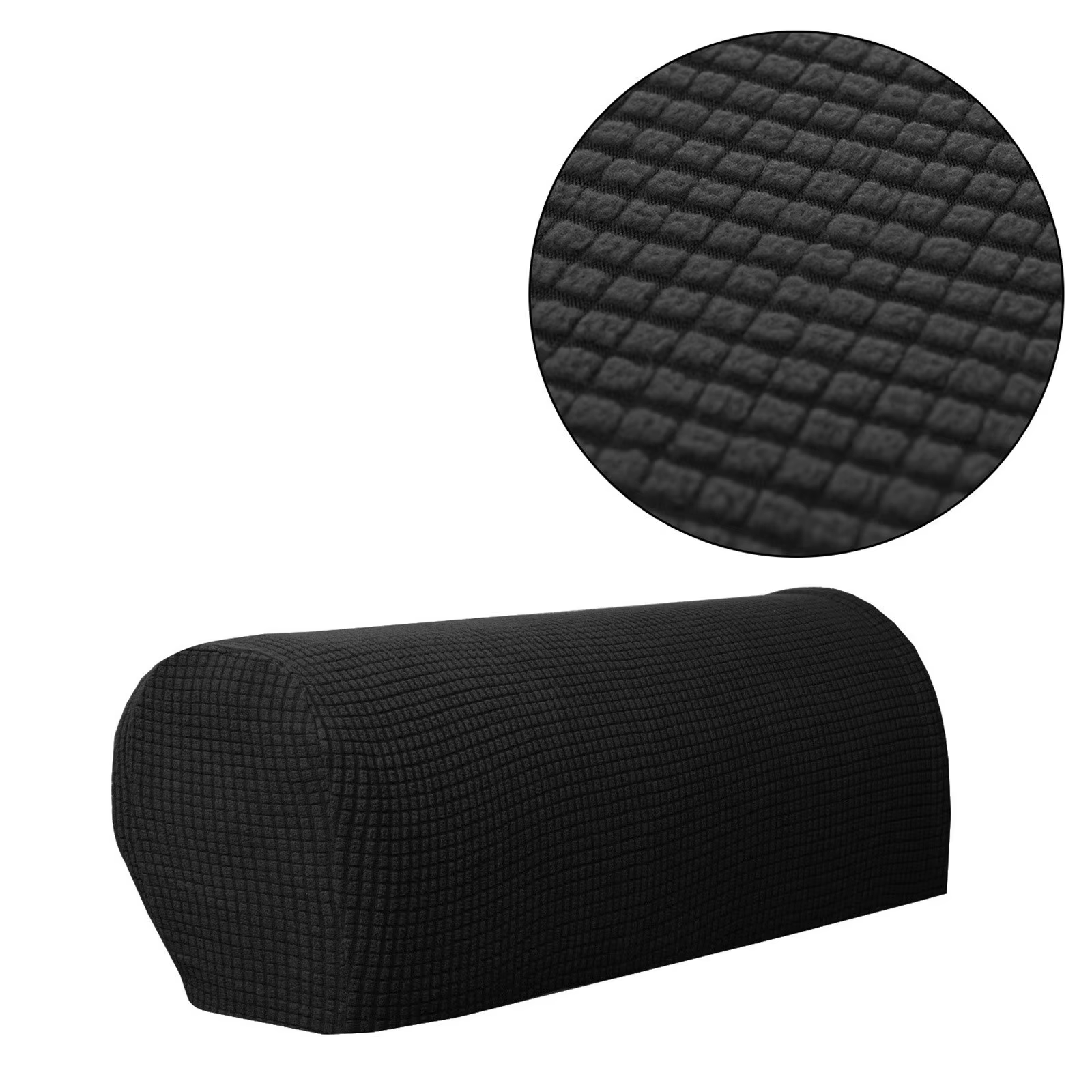 2 pièces/ensemble housses d'accoudoir de canapé polaire Premium housses d'accoudoir chaise extensibl