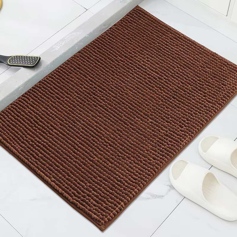 Tapis de salle de bain ultra-doux et absorbant l'eau, tapis de bain moelleux lavable en machine, tap