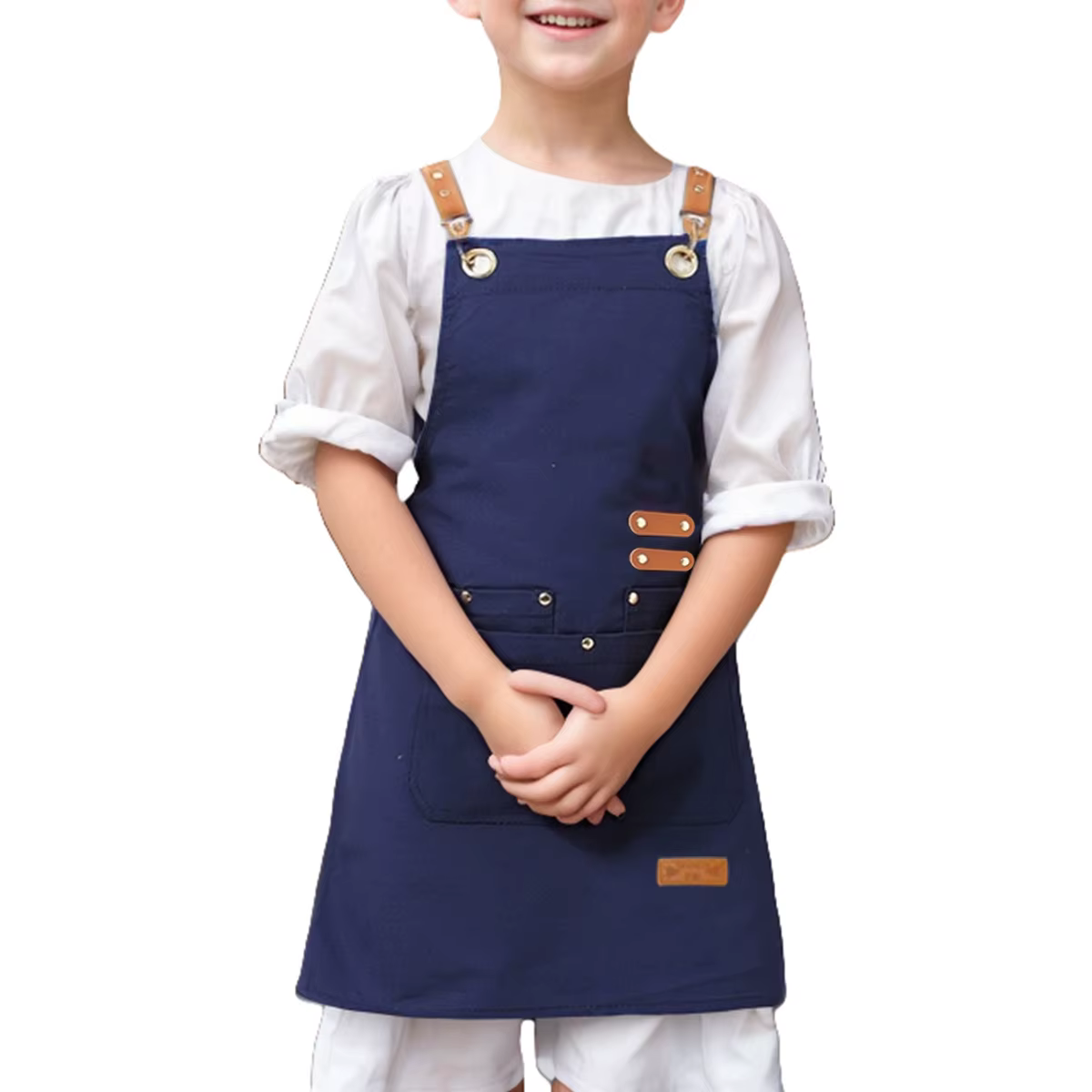 Tablier pour enfants avec plusieurs poches pour les activités de peinture et d'artisanat Tablier uti