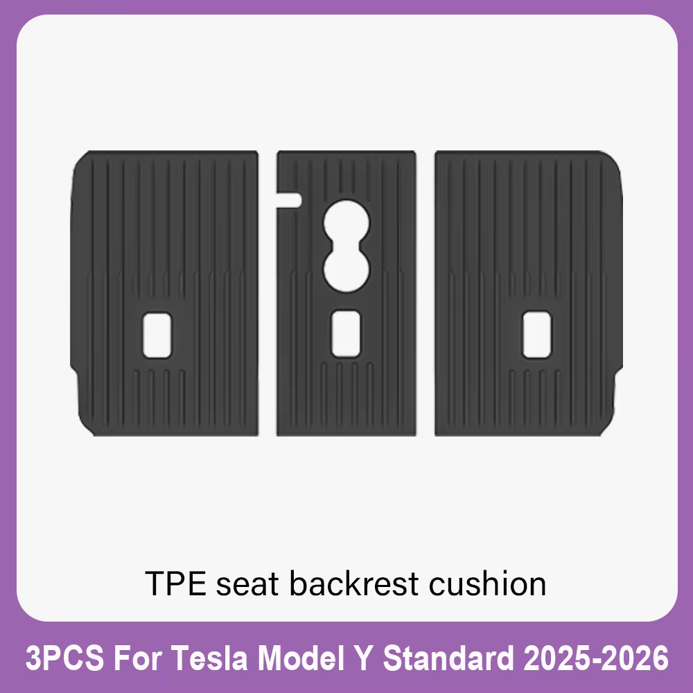 Tapis de sol en TPE écologiques pour Tesla Model Y Standard 2025 2026, inodores, sur mesure, antidér