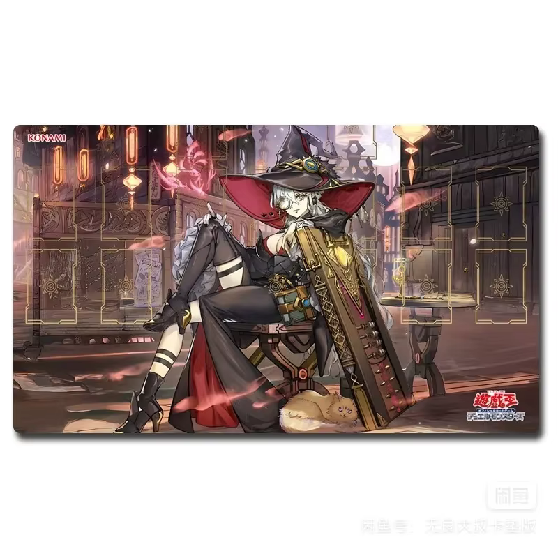 Tapis de jeu de combat Yugioh Diabellstar le tapis de jeu de sorcière noire Yu-Gi-Oh! Tapis de souri