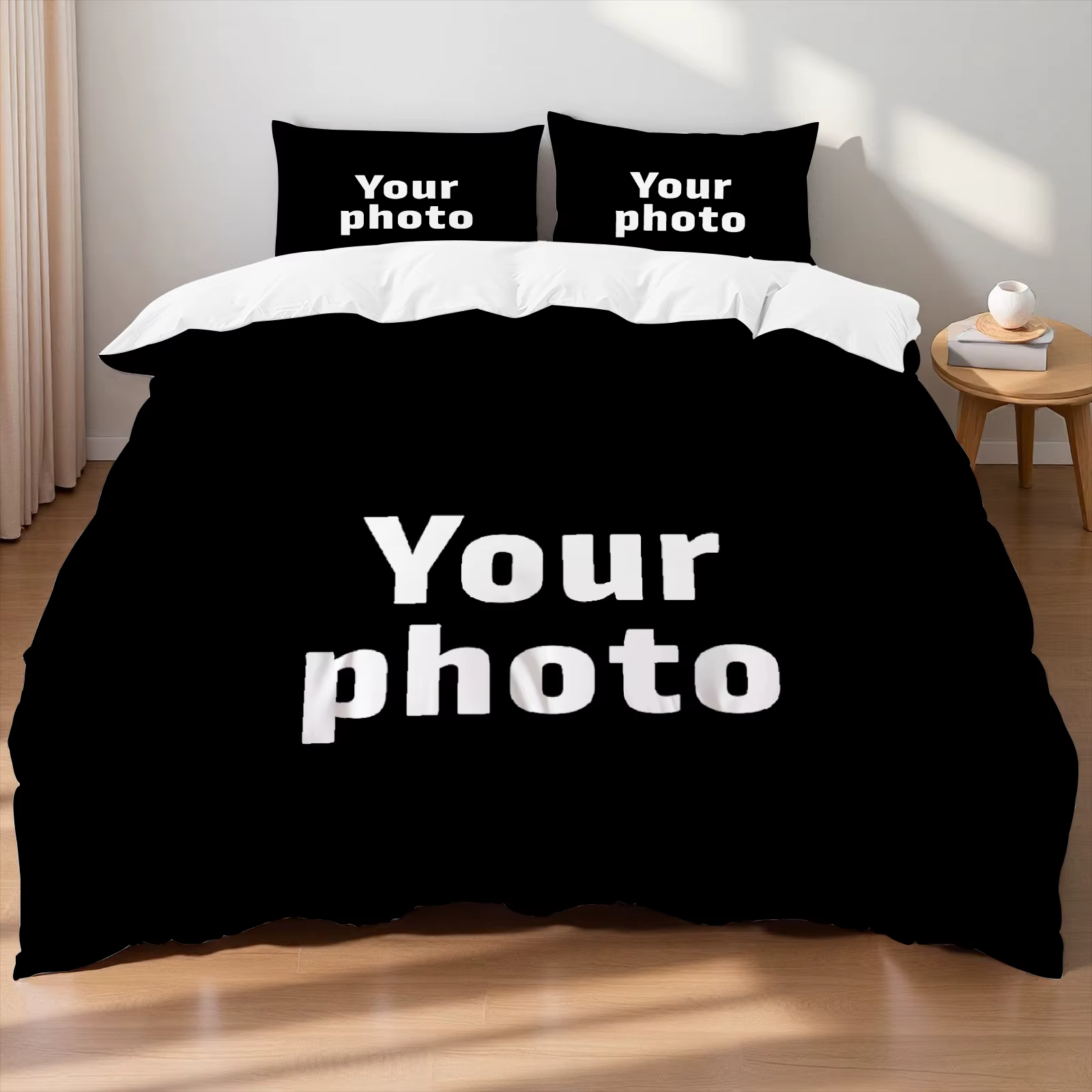 Parure de lit avec Photo personnalisée, ensemble de literie imprimé en 3D, télécharger votre Photo, 