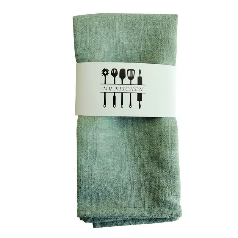 Serviettes de Table Carrées en Coton et Lin, pour Décoration de ix, Hôtel, Maison, Restaurant, 40x40