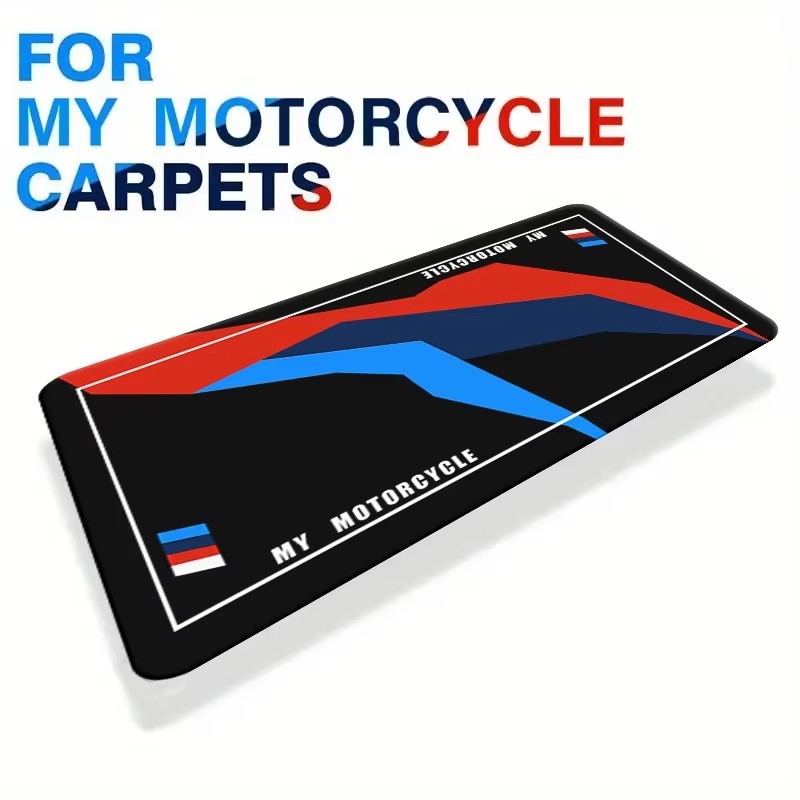 Tapis de parking pour moto spécifiques à la course, tapis de sol pour chambre, tapis de présentation