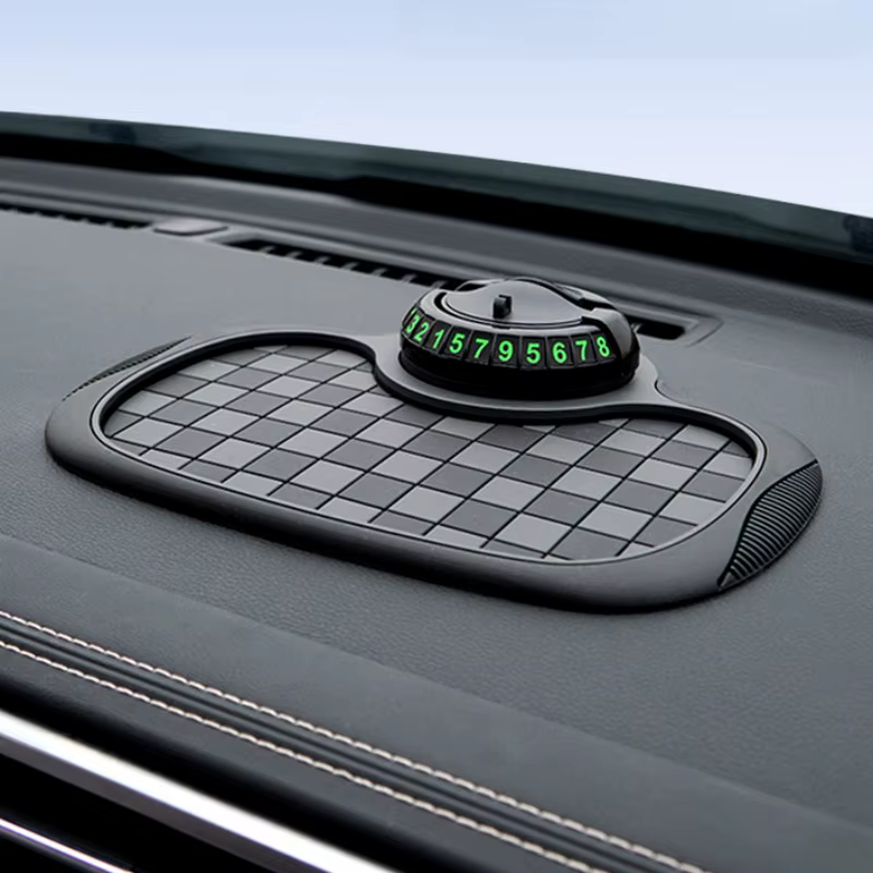 Tapis antidérapant de voiture multifonction, support de téléphone automatique, tapis de tableau de b