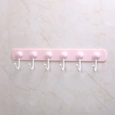 360 °   Crochet rotatif multifonctionnel à 6 crochets pour cuisine et salle de bain, conçu pour les 