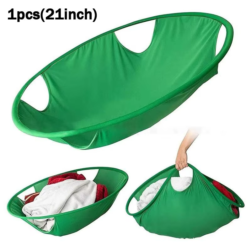 Panier à linge portable pliable pour machine à laver, organisateur domestique grande capacité pour d