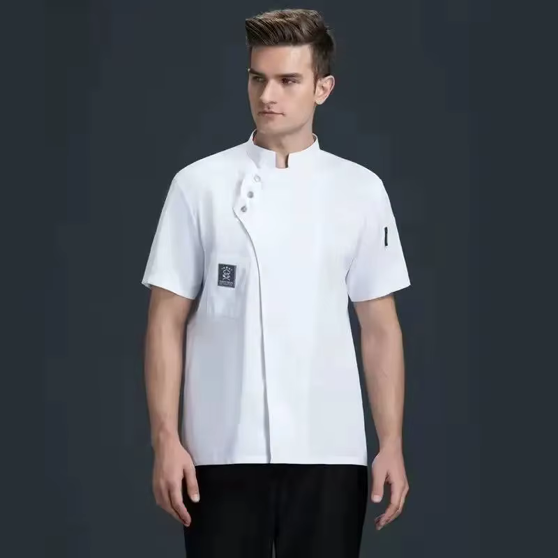 Veste de Chef Blanche 2026 pour Cuisine, Boulangerie, Restauration, Hôtellerie, Café, Uniforme de Se