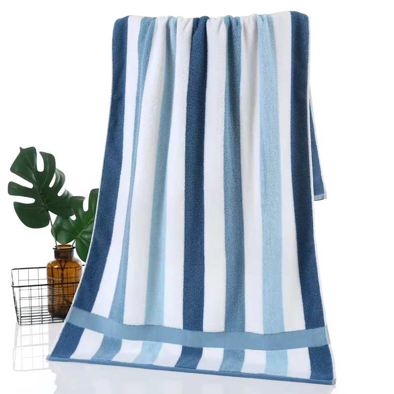 Serviettes de bain écologiques en coton turc naturel Ultra absorbant, serviette de plage, ensembles 