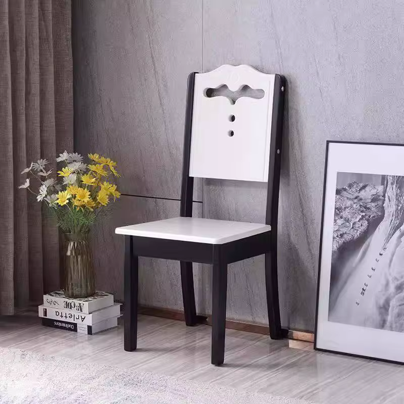 Chaises de salle à manger de luxe contemporaines en bois, style nordique antique, chaises de coiffeu