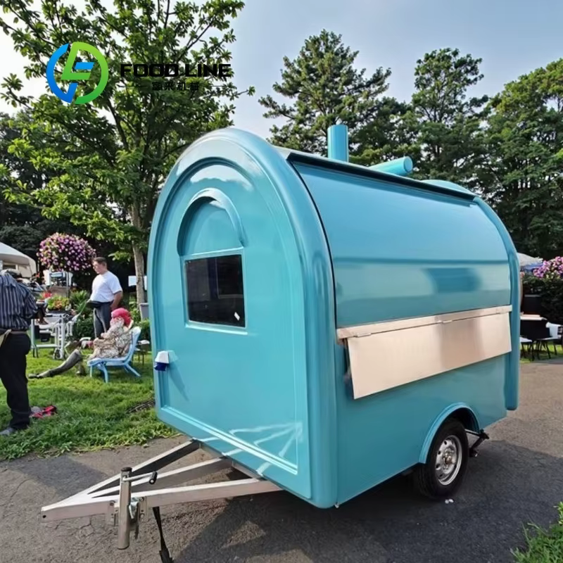 Remorque alimentaire mobile entièrement équipée et personnalisée, cuisine mobile, chariot de restaur
