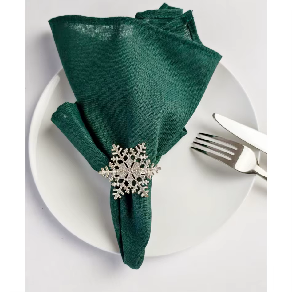 Serviettes en tissu Poly coton 6 pièces, napperon lavable et réutilisable, tissu coloré Durable, pou