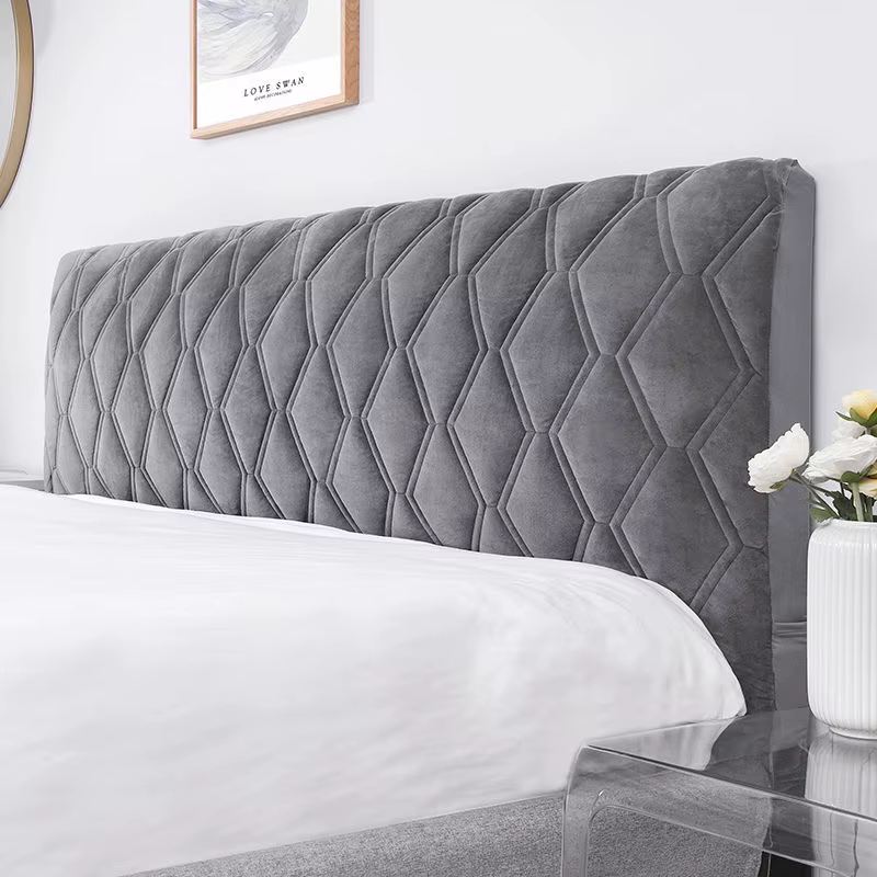 Juste de tête matelassurera lisse super douce tout compris, housse de planche de sauna en velours ép