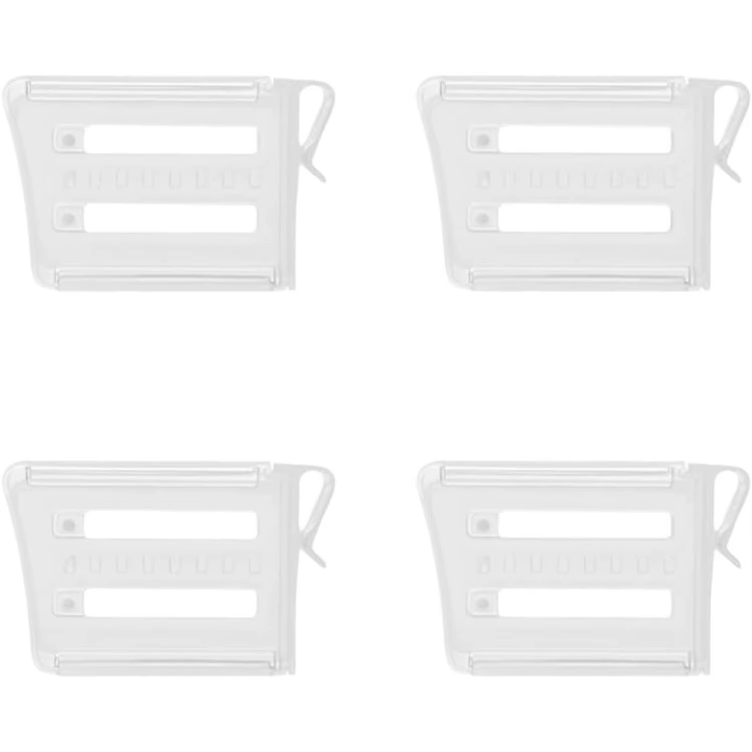 Clip de séparation de réfrigérateur, outils d'organisation en plastique réglables, séparateurs d'esp