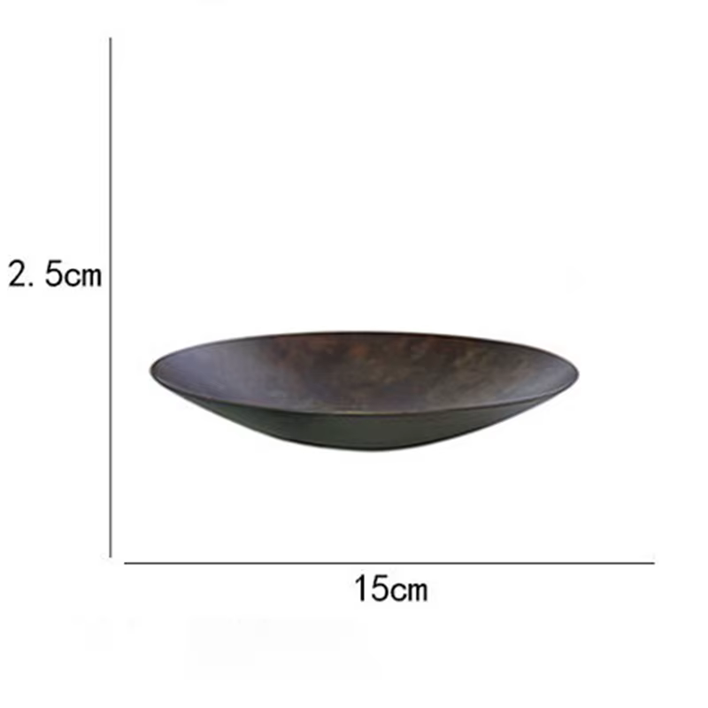 Bol rétro pour salon, Table basse, assiette de décoration, plateau de pièce maîtresse moderne de lux
