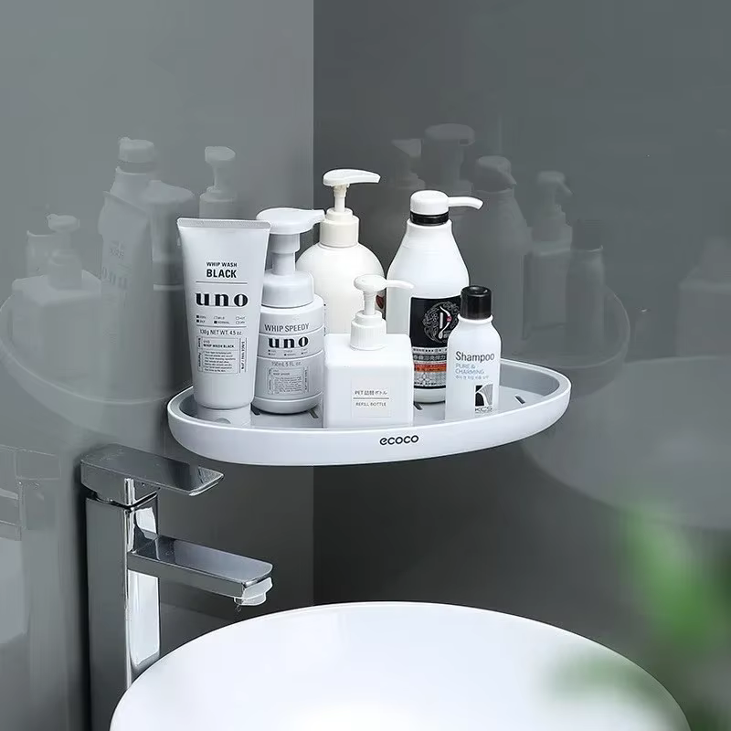 HOEvaluShelf-Rangement mural pour shampoing et cosmétiques, accessoires de cuisine, articles ménager