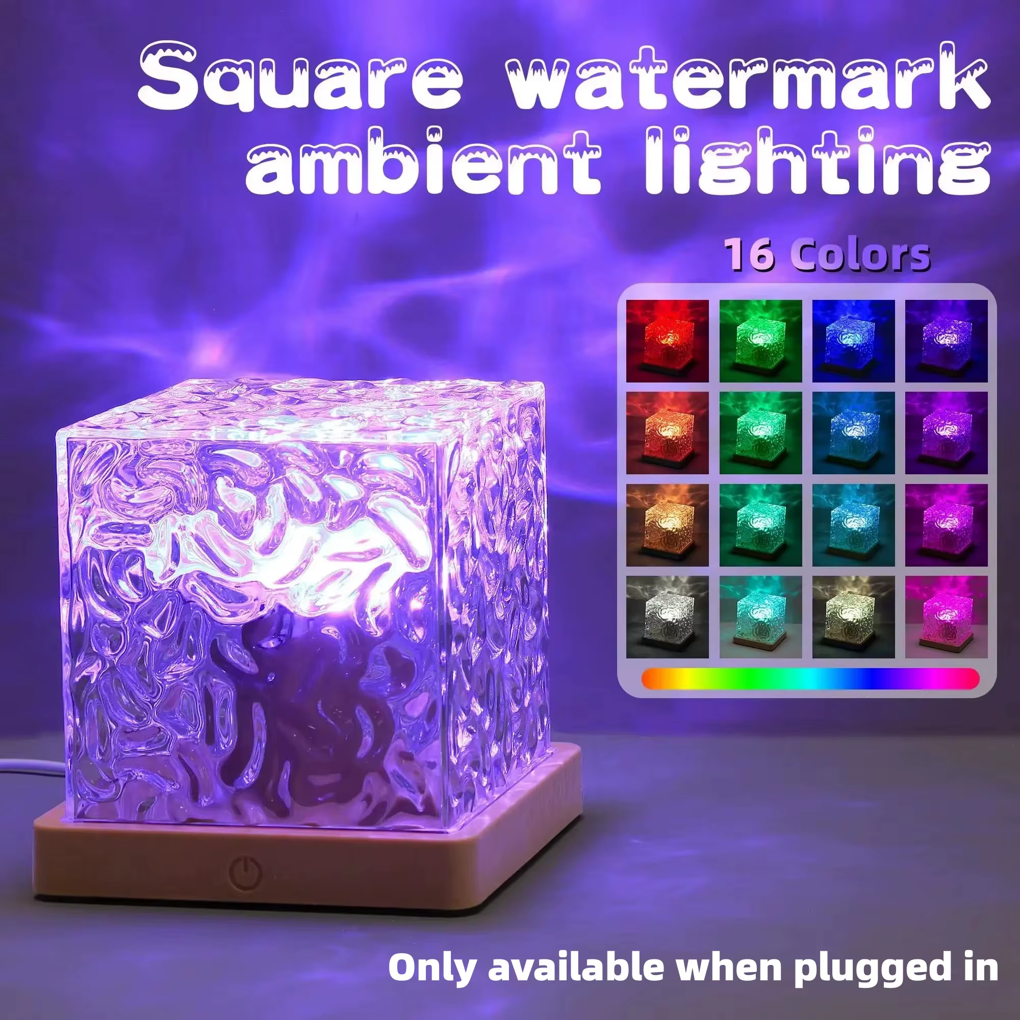 Lampes de nuit à 16 couleurs changeantes, lumières LED pour décoration de salle de jeux, de maison, 
