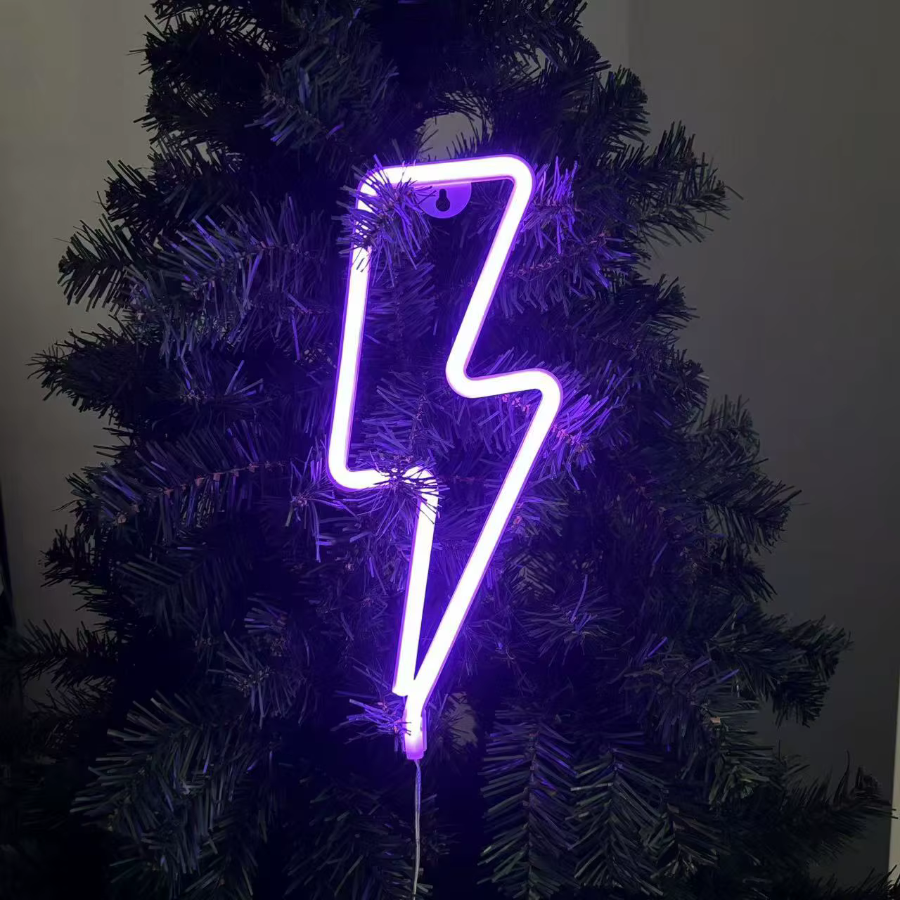 Néon LED Lightning, alimenté par USB/batterie, chambre à coucher, salle de jeux, salon, bureau, mari