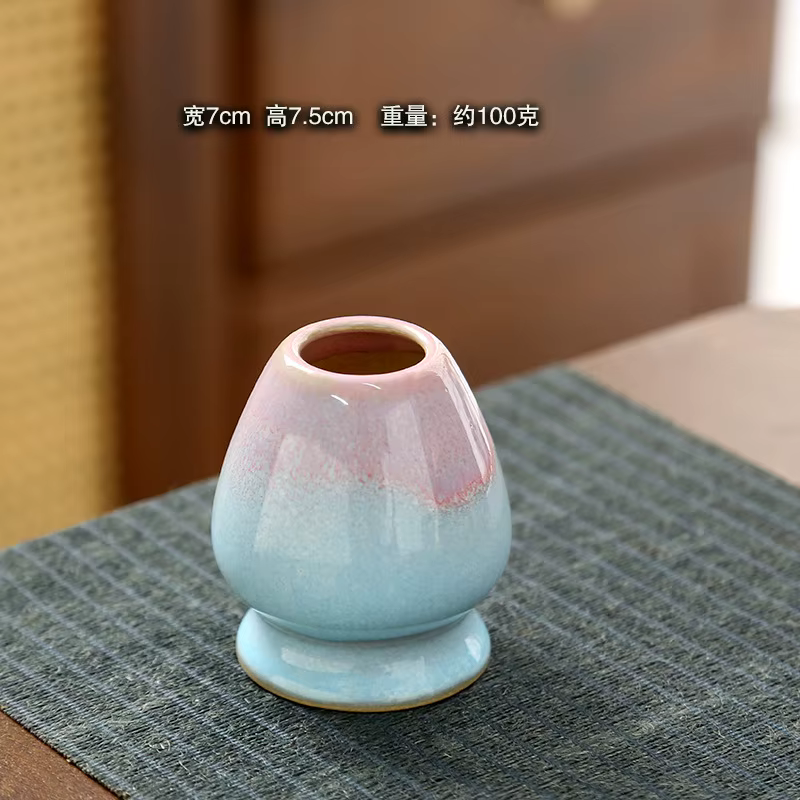 Bol Matcha en céramique de Style japonais, support Chasen pour thé vert, outils de fabrication de th