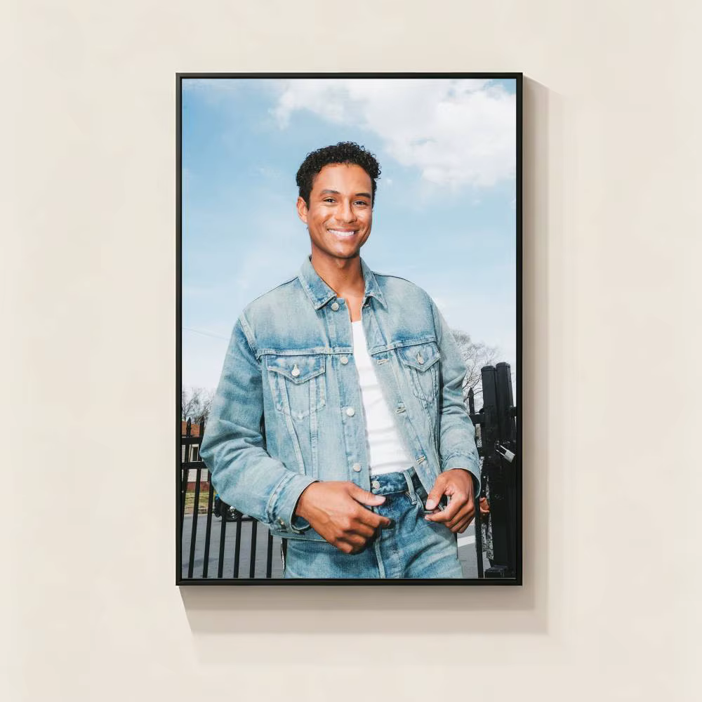 Affiche de l'acteur Jaafar J-Jackson, autocollant mural imperméable, décoration Vintage pour Bar, sa
