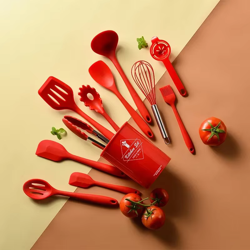 Ensemble d'ustensiles de cuisine antiadhésifs : accessoires d'outils de cuisine sans BPA – Spatule, 