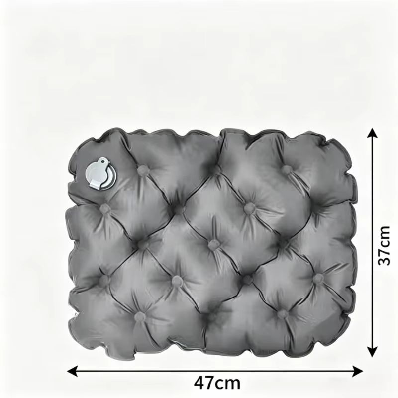 Coussin de siège gonflable portable, léger, pour voyage, résistant à l'humidité et à l'eau, tapis de