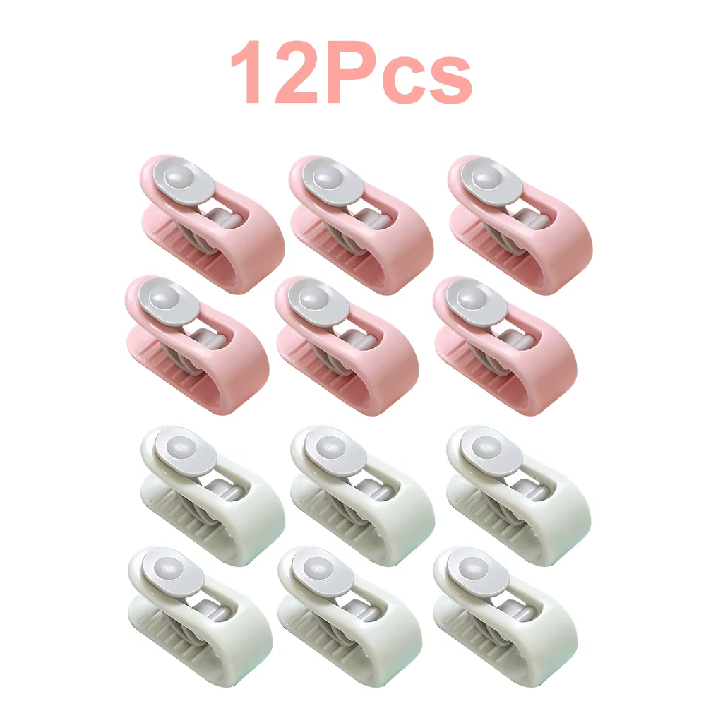 Clips pour drap de lit de chambre à coucher, 6/12 pièces, support de couette, couverture de couette 
