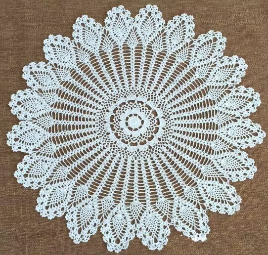 Nappe au Crochet Vintage Shabby Chic RD 80 /90 /110 /120 CM, sous-verres en Crochet faits à la main,