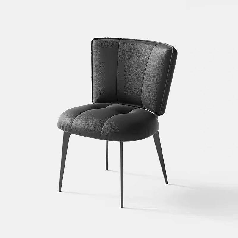 Chaise de salle à manger ergonomique marron, chaises de luxe modernes pour événements, chaises de bu