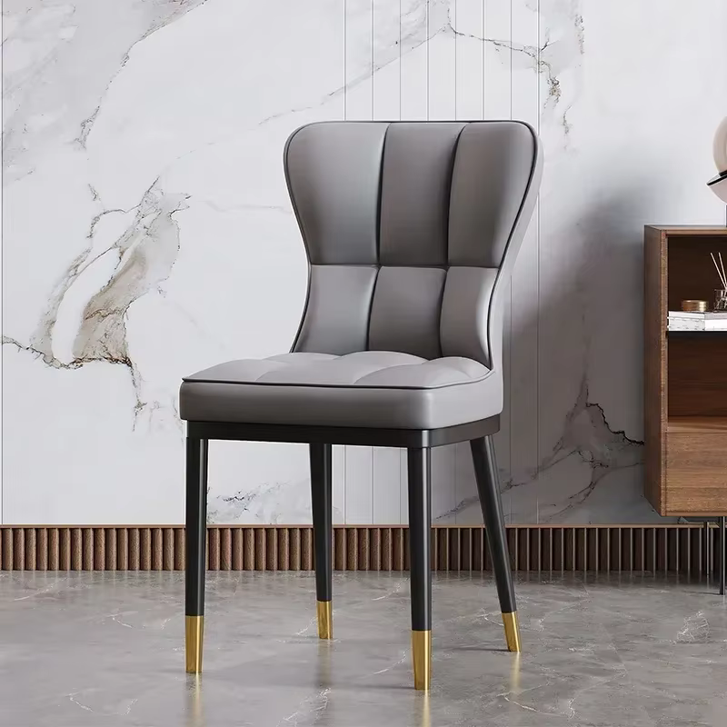 Style beauté salle à manger chaises de luxe rembourré ergonomique européen salle à manger chaise mod