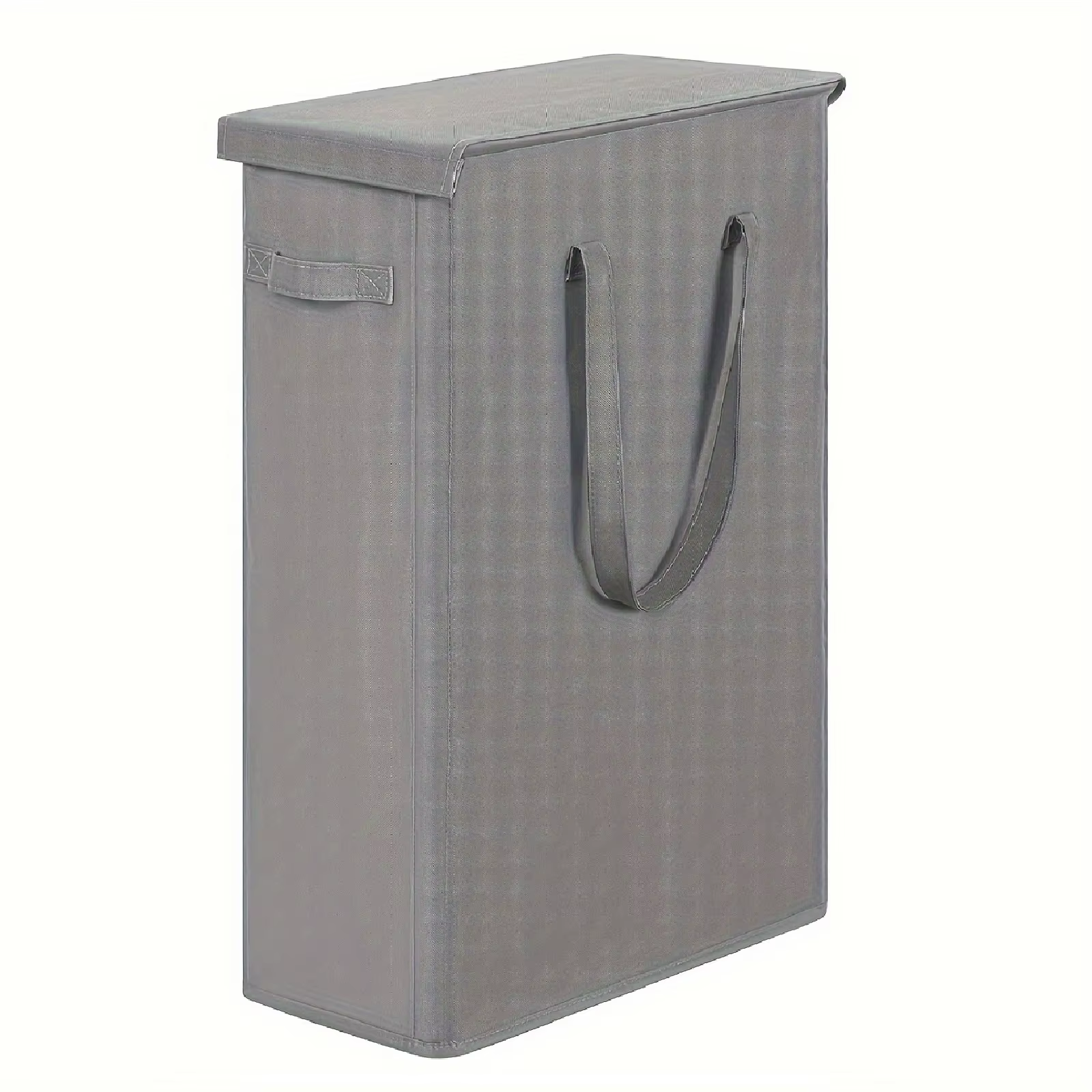 1PC 60L/15.85Gal panier à linge avec poignées et couvercle, paniers à linge fermés, adaptés aux cham