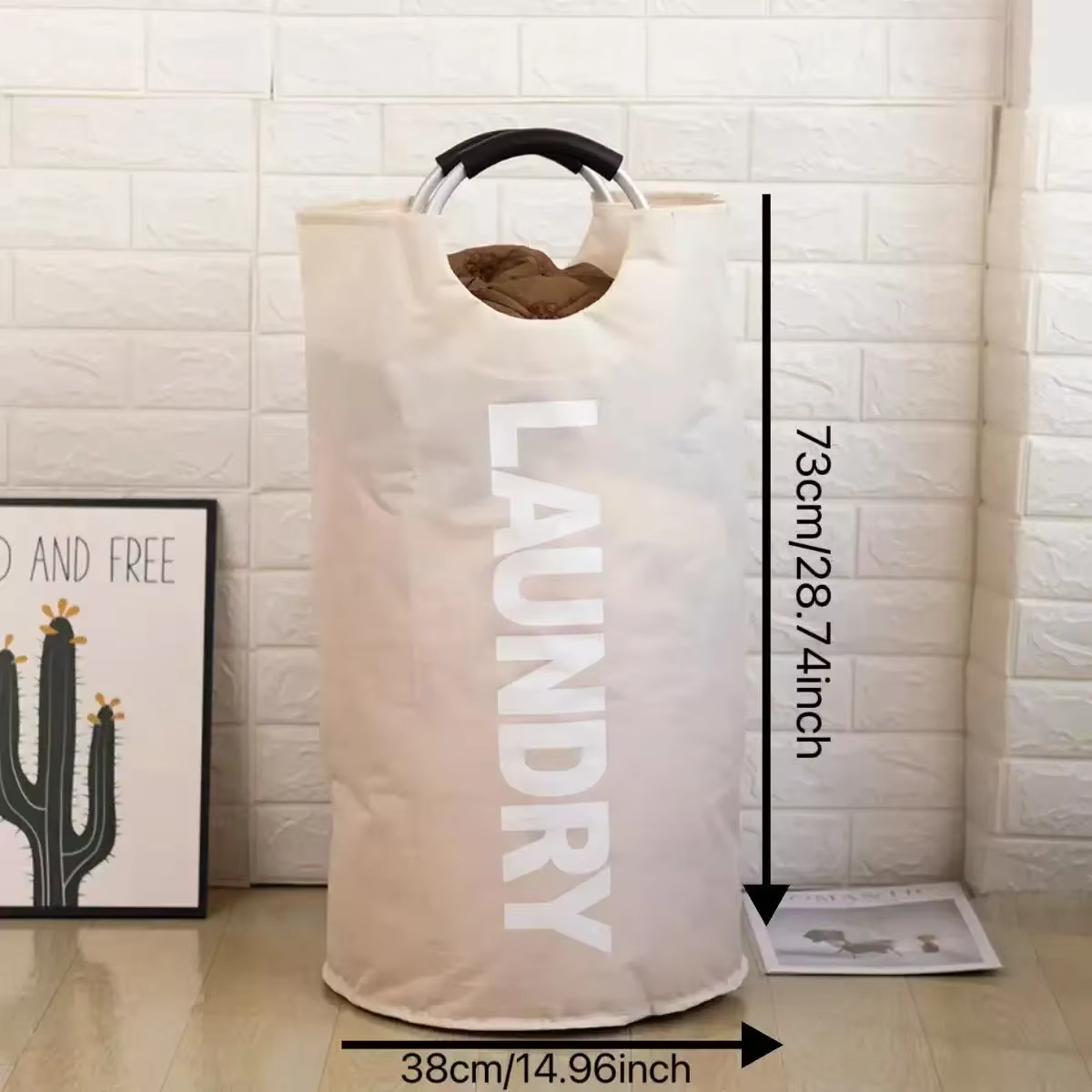 Sac de rangement portable pour vêtements sales, panier à linge en tissu grande capacité, sac de rang