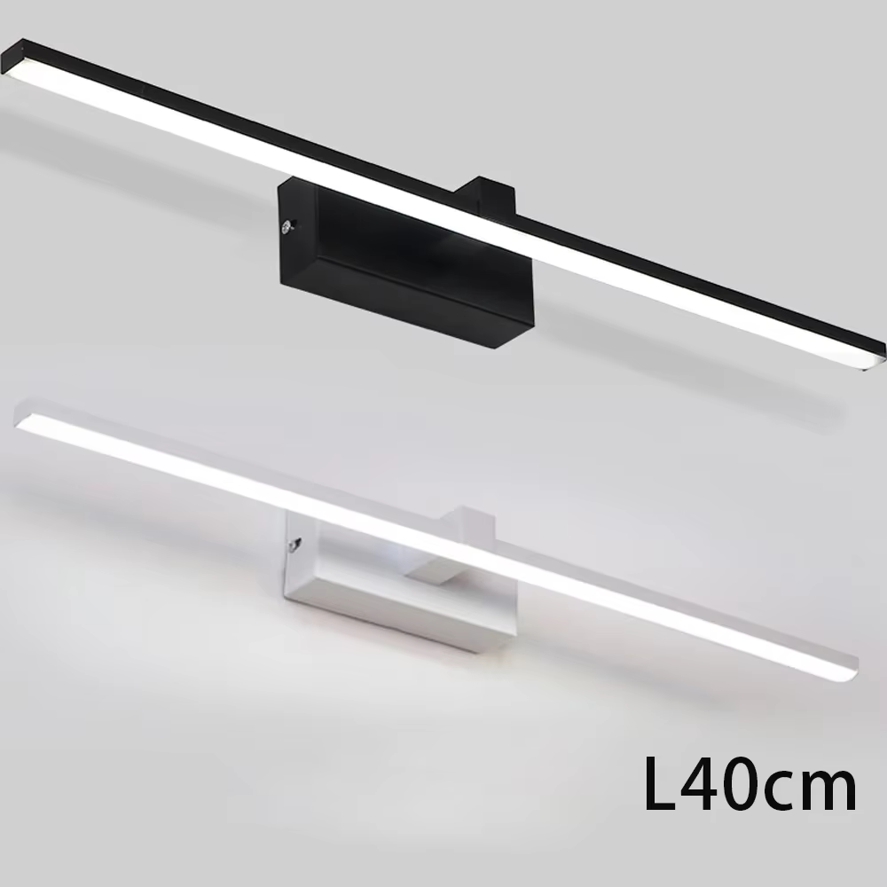 COOINJOY Lampe LED pour miroir de salle de bain 40CM, lumière de maquillage, lumière blanche chaude,