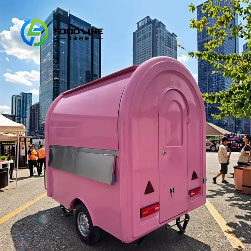 Remorque alimentaire mobile sur mesure, conforme aux normes américaines, avec cuisine complète, cami