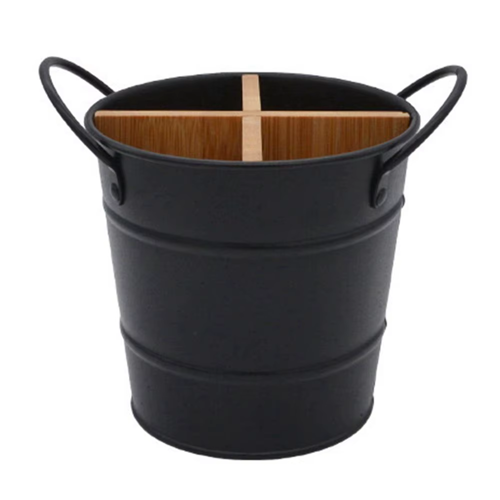 Étagère de rangement pour outils de cuisine F2 dans, Porte-ustensiles en bambou, Porte-cuillères, Po