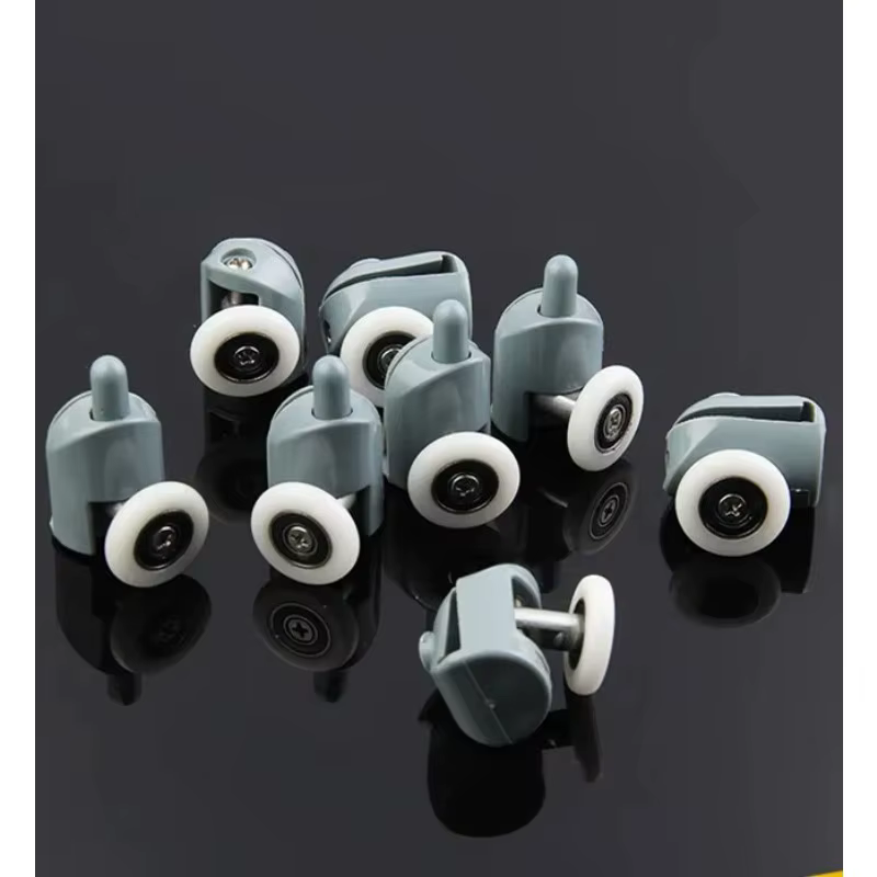 8 pièces/ensemble roues à rouleaux salle de bain rouleau roue coureur salle de douche accessoires ro