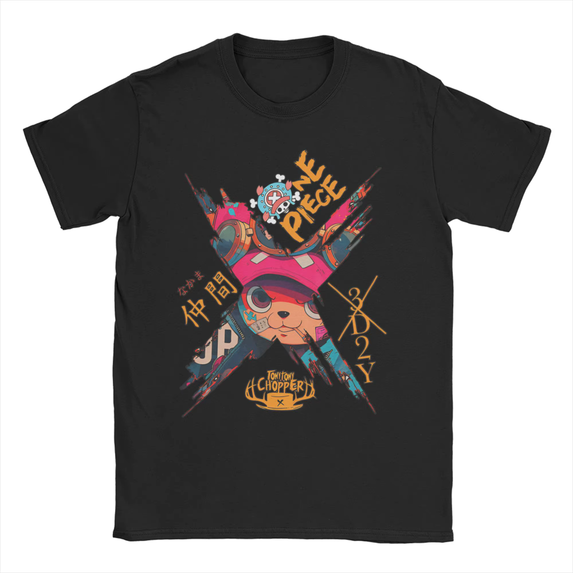 Tony Tony Chopper T-Shirts pour hommes et femmes One Piece Awesome 100% coton T-shirts à col rond et