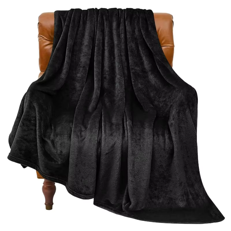 Couverture polaire pour canapé et lit, couverture floue confortable en peluche de luxe, couverture l