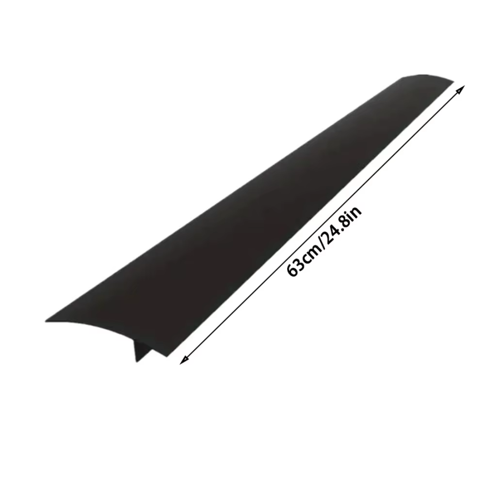 Bande d'étanchéité en silicone de 24 pouces pour cuisinière, anti-taches, anti-déversement, facile à