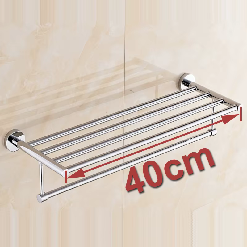 Vente chaude, livraison gratuite, porte-serviettes mural pour salle de bain, porte-serviettes chromé