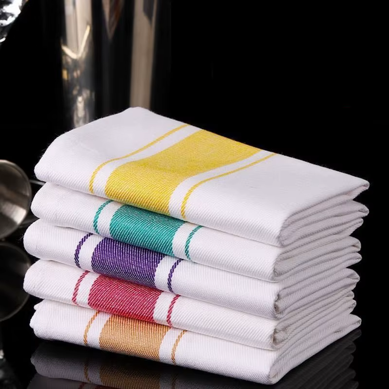 Napperon de serviette de cuisine européen, tapis en tissu de tasse en coton épais pour hôtel, Restau