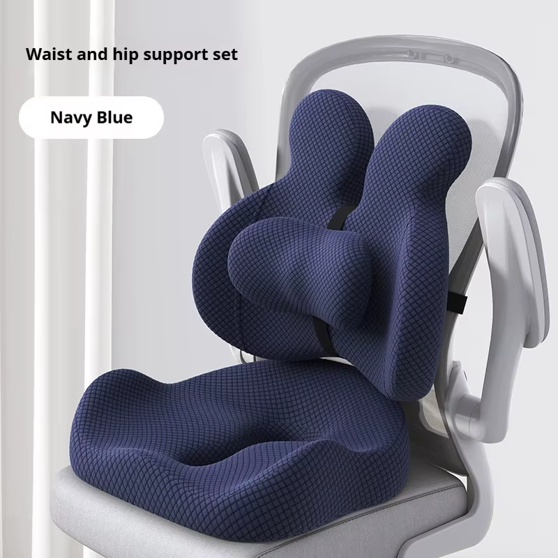 Coussin de chaise de bureau ergonomique en mousse à mémoire de forme pour le soutien lombaire et des
