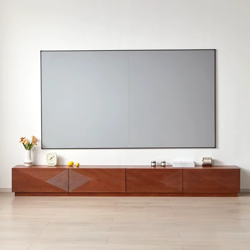 Meuble Tv de luxe moderne Design Unique meuble Tv minimaliste français salon esthétique Wohnwand Tv 