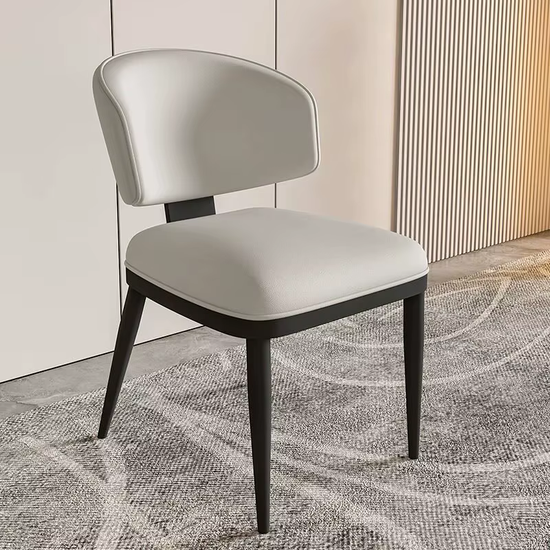 Chaises de salle à manger modernes de luxe Accent, chaise de salle à manger nordique élégante et min