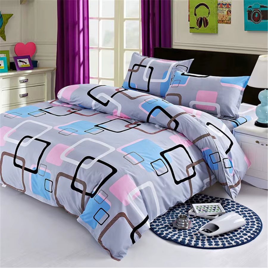 Juste de couette double multi-taille, drap athlon, taie d'oreiller, textile de maison, literie une p