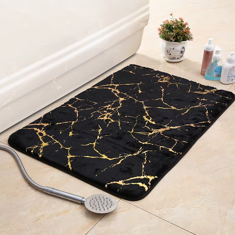 Tapis de bain moderne salon zone petit tapis lavable chambre paillasson salle de bain Rectangle anti