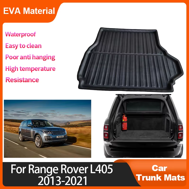 Polymères de coffre pour Land Range Rover, accessoires de voiture, oligFloor étanche, virus propres,