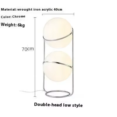 Design moderne LED boule lampadaire pour salon hôtel chambre lampadaires boule chevet lampadaire Art