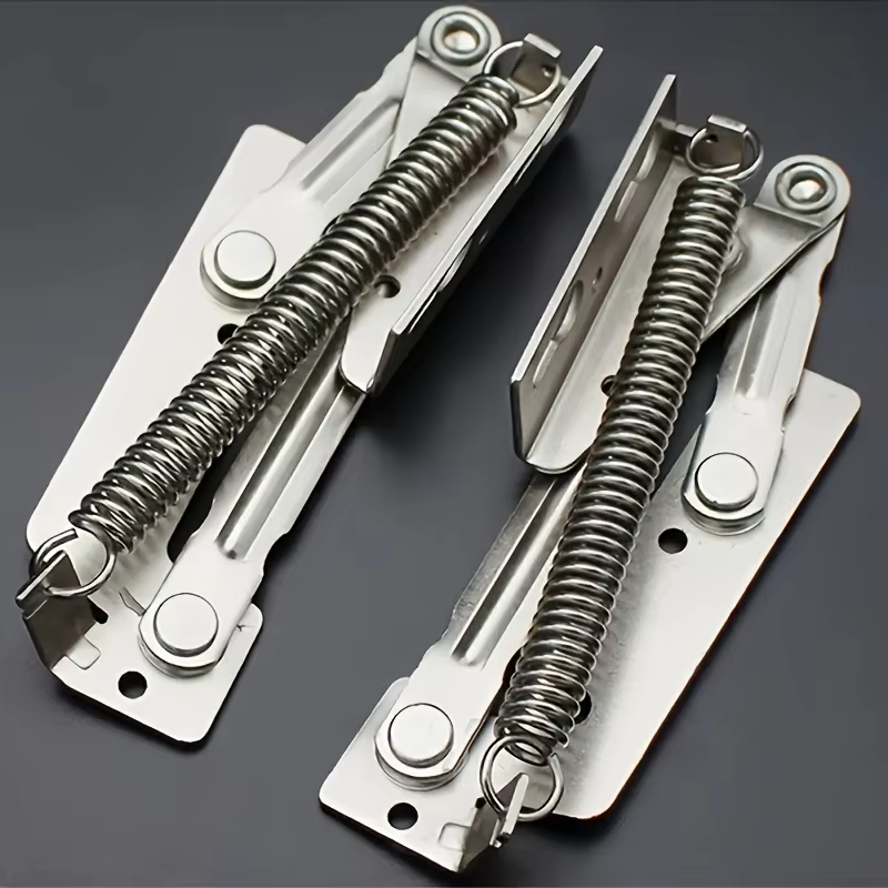 2 pièces Charnières à ressort 80 degrés pour porte d'armoire, support de levage et de maintien pour 